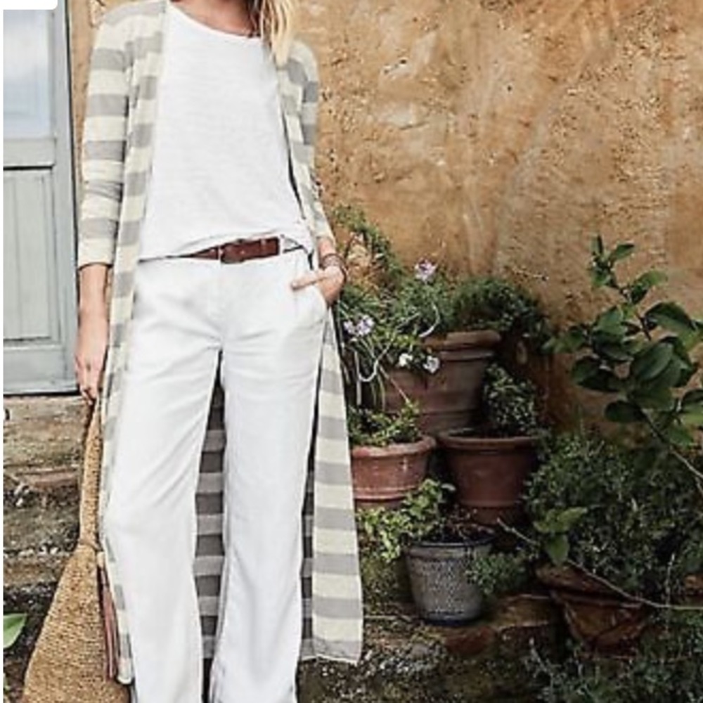Garnet Hill Linen Duster
